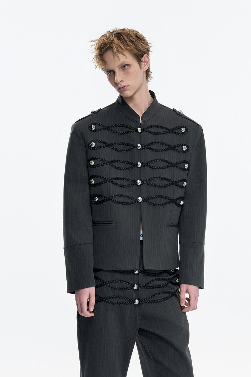 Napoleon Striped Flared Trousers