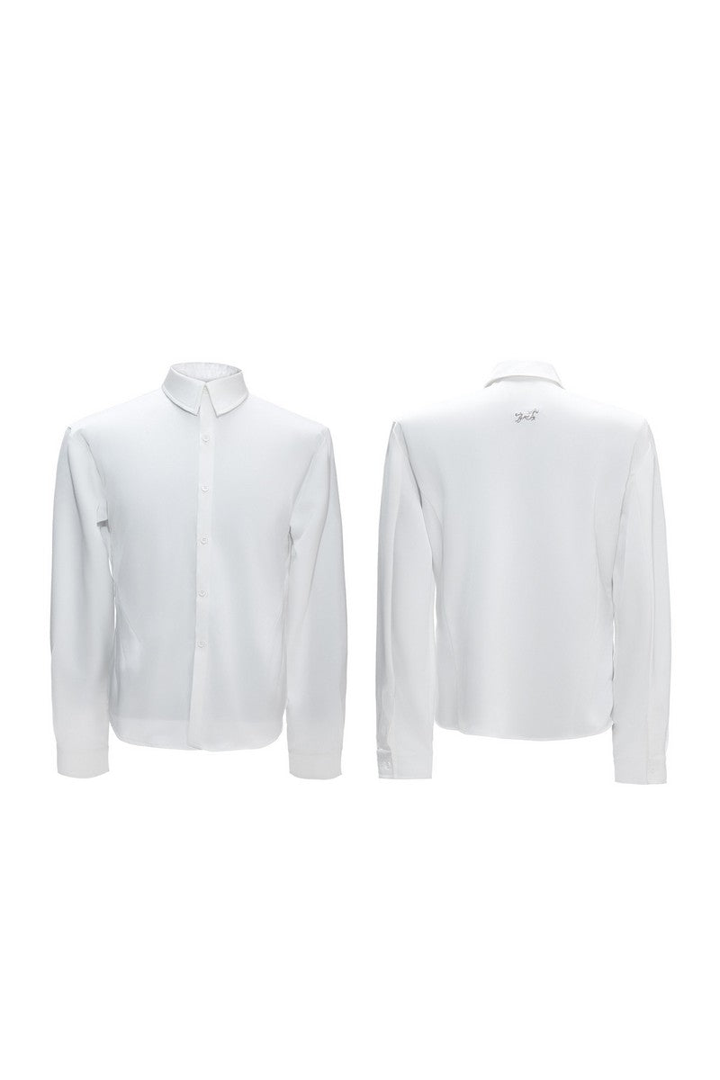 Satin Draped Shirt