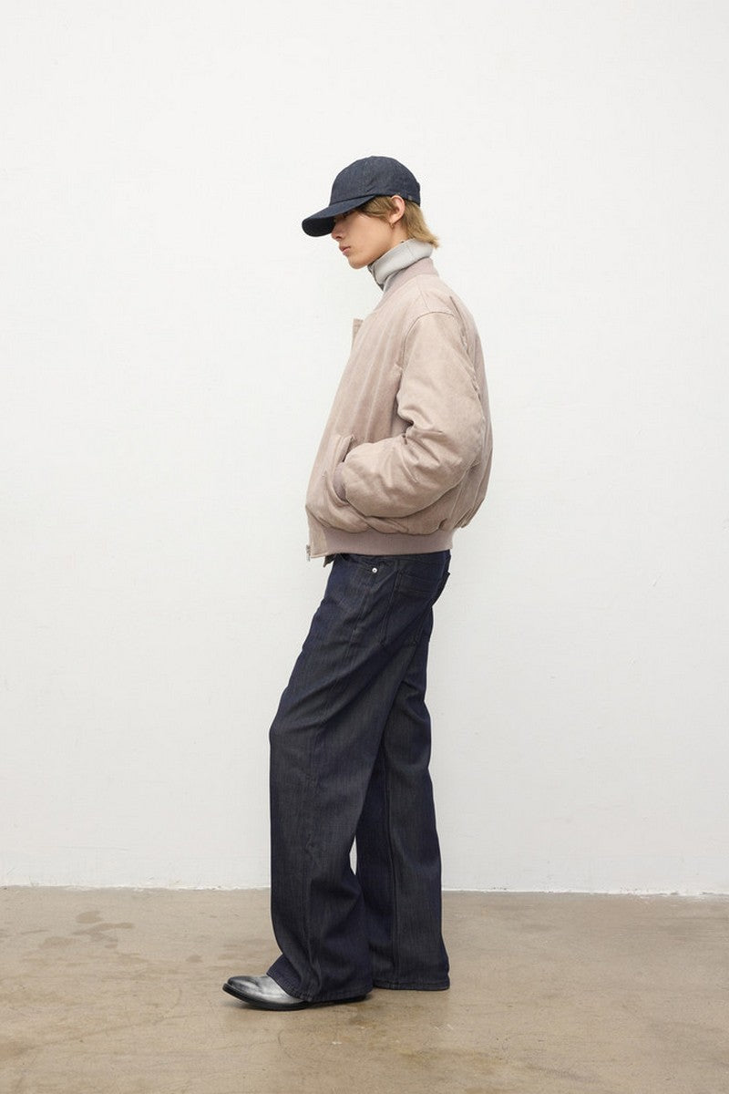 Waxed Down Bomber Jacket