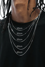 Platinum Snake Chain Necklace