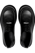Thick-Sole Lace Loafers