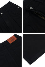 Washed Wide Work Pants