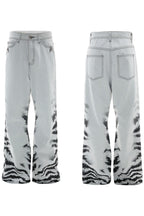 Washed Tie Dye Jeans