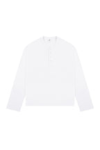 Boxy Henley Long Sleeve Tee - EU Only