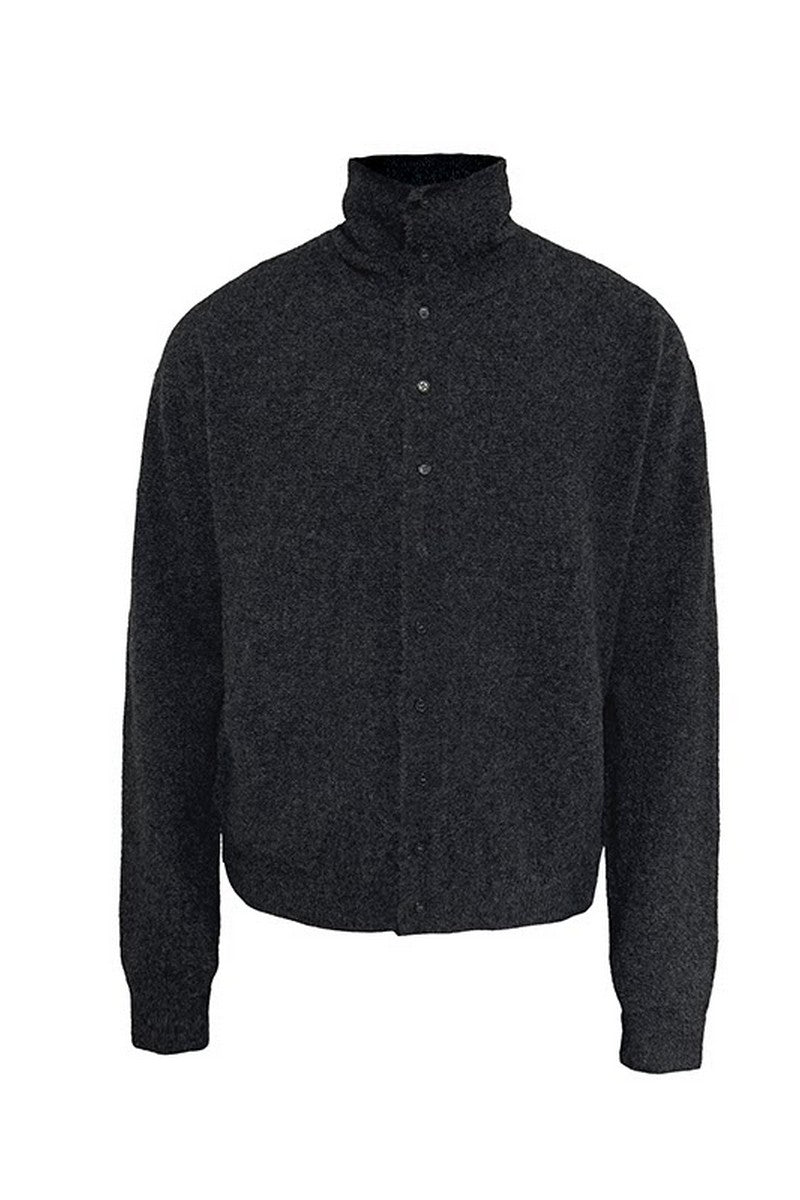 Marl Turtleneck Cardigan