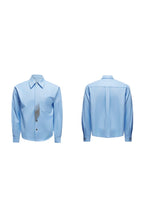 Structured Tie Detail Shirt
