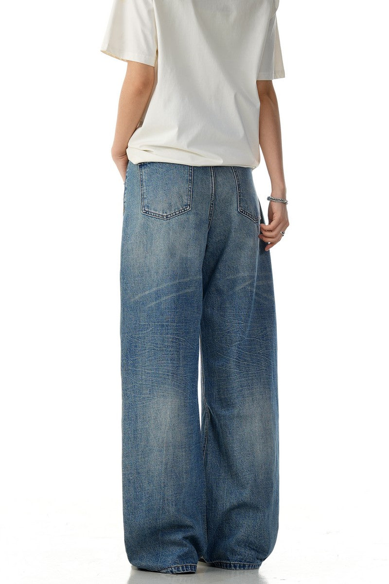 Washed Ripped Jeans