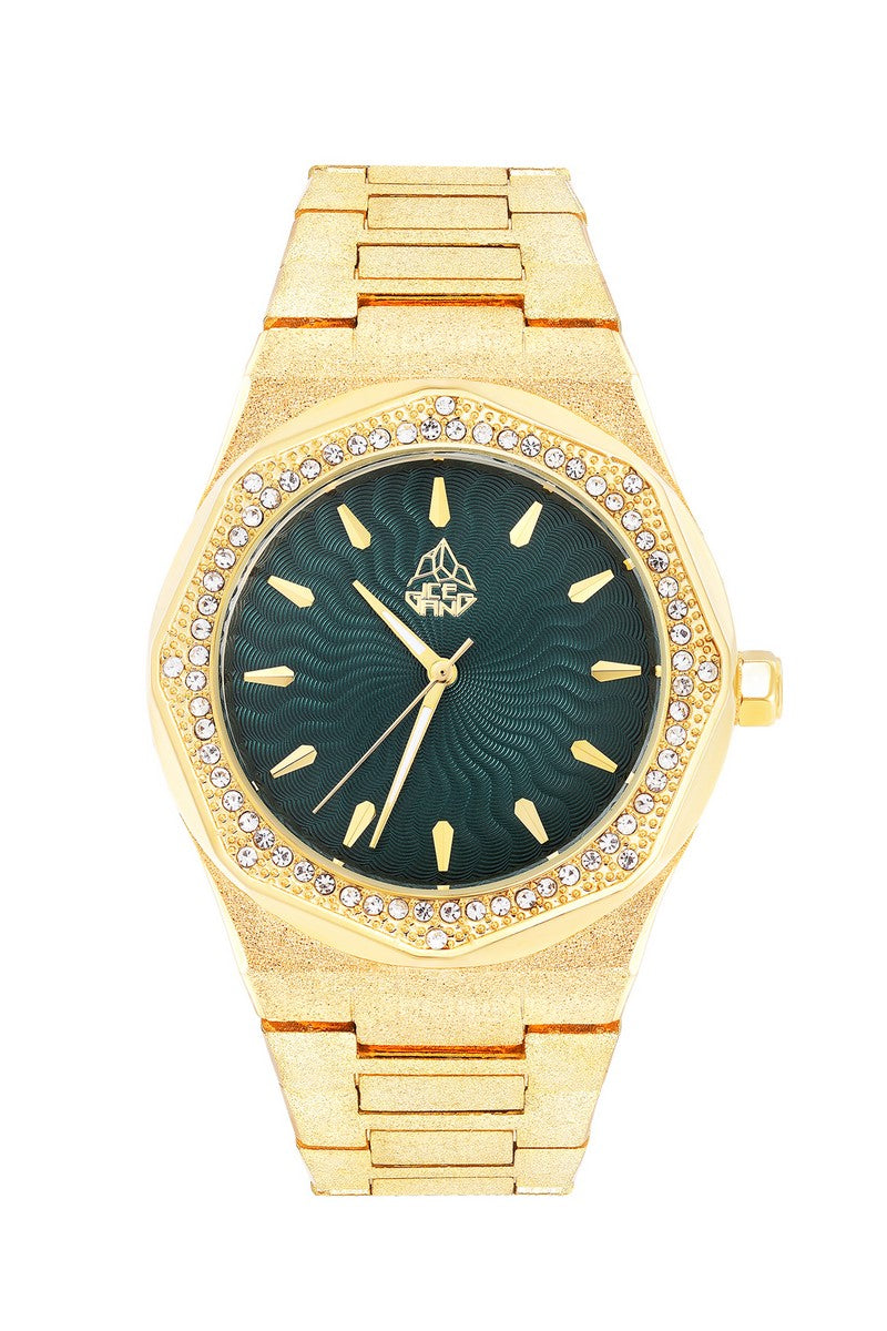 Iced Out Chrono Watch