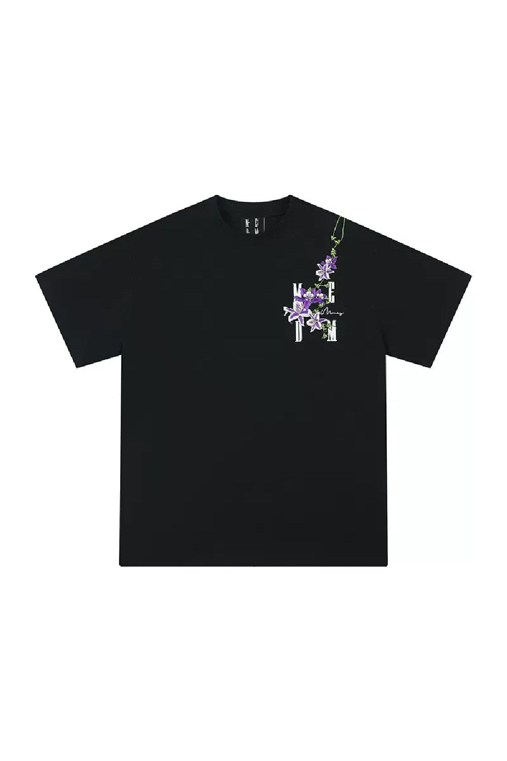 Vine Floral Embroidered Tee