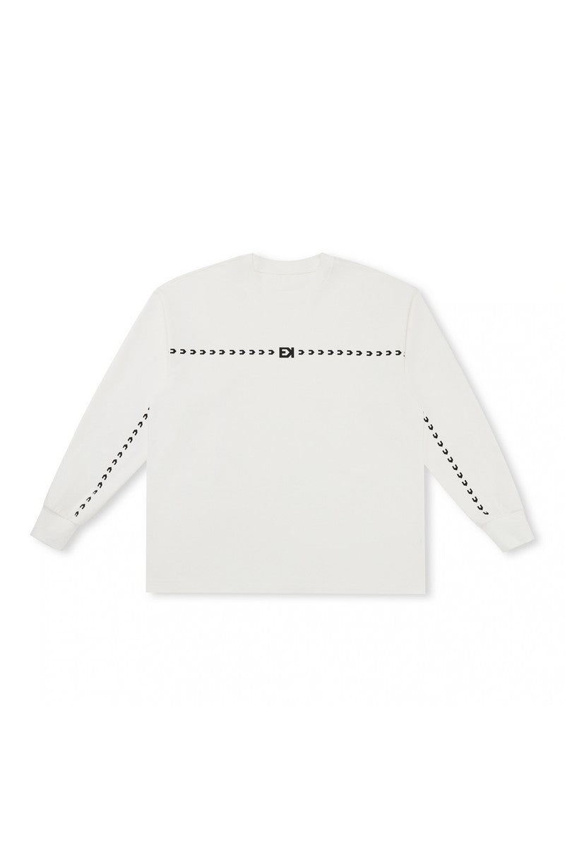 Arrow Logo Oversized Long Sleeve Tee