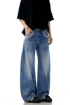 Raw Hem Blade Jeans