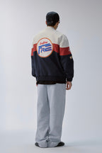 Embroidered Racing Varsity Jacket