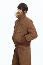 Vintage Suede Fur Reversible Jacket