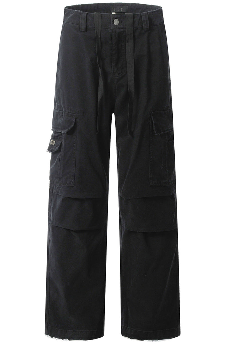 Multi-Pocket Drawstring Cargo Pants - EU Only