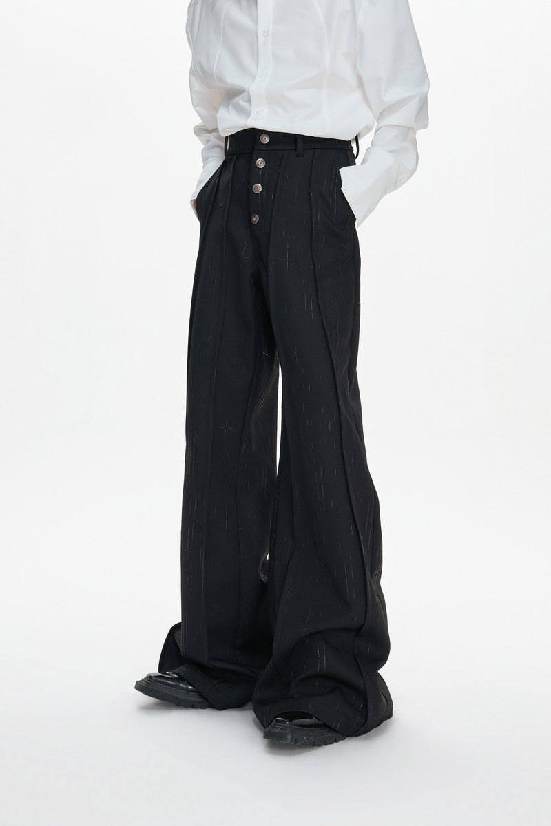 Pleated Double Suit Trousers