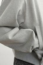 Cross Placket Hoodie
