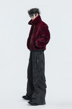 Reversible Mink Fur Puffer Jacket