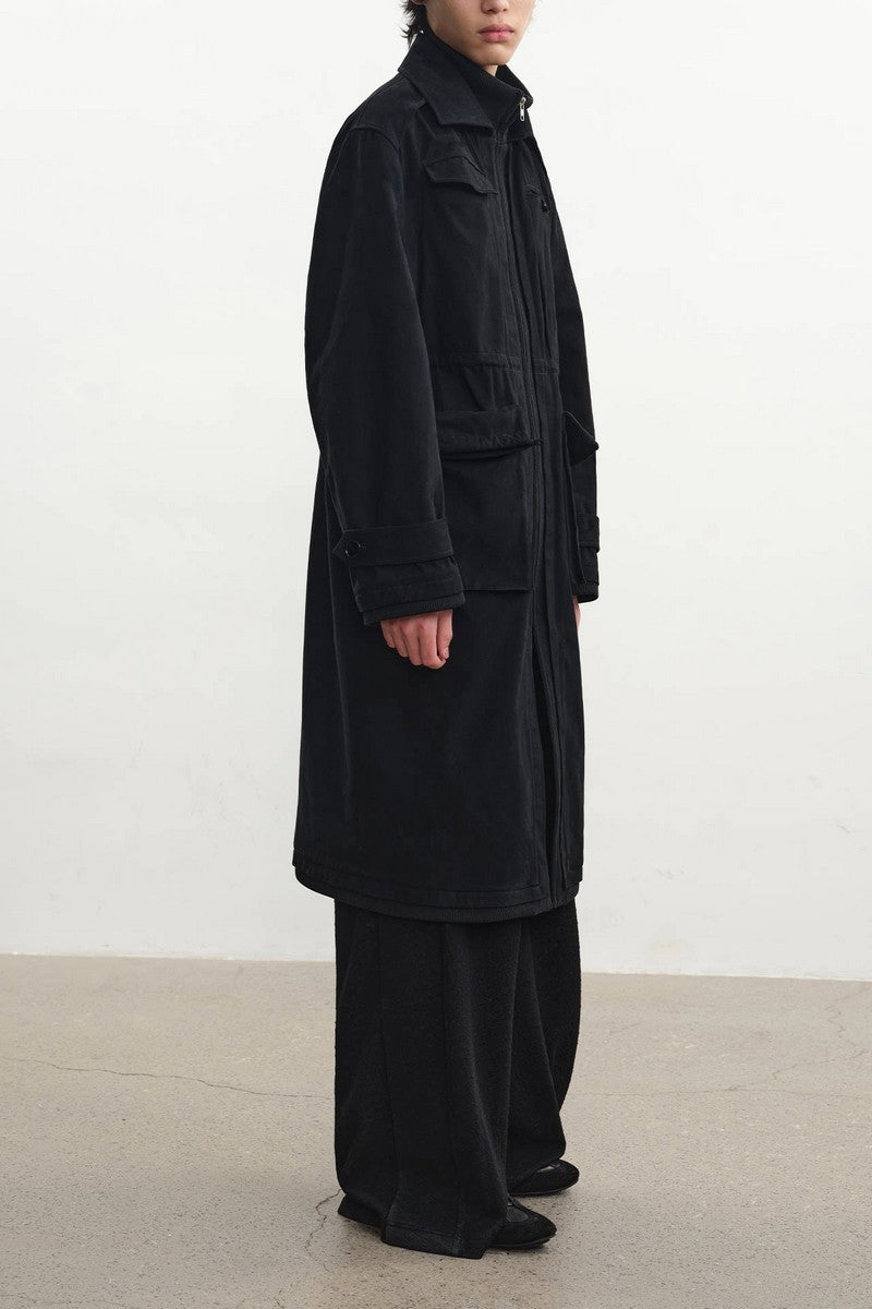 Multi Pocket Trench Coat