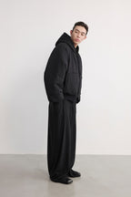 Oversized Reversible Nylon Bomber