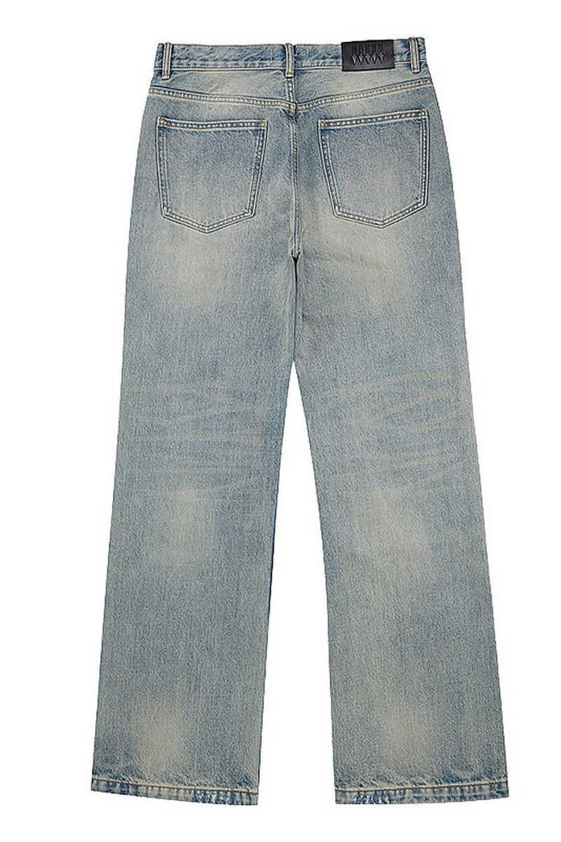 Distressed Vintage Washed Jeans