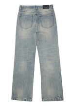 Distressed Vintage Washed Jeans