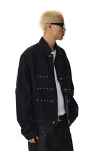Vintage Buckle Denim Jacket
