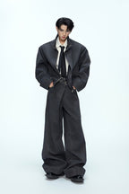 Washed Harrington Jacket Set