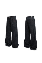 Vintage Washed Flare Jeans