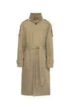 Belted Epaulet Trench Coat