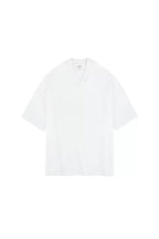 Oversized Heavy Cotton V-Neck Tee
