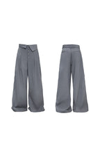 Braided Loose Suit Trousers
