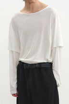 Layered Slub Long Sleeve