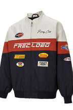 Embroidered Racing Varsity Jacket