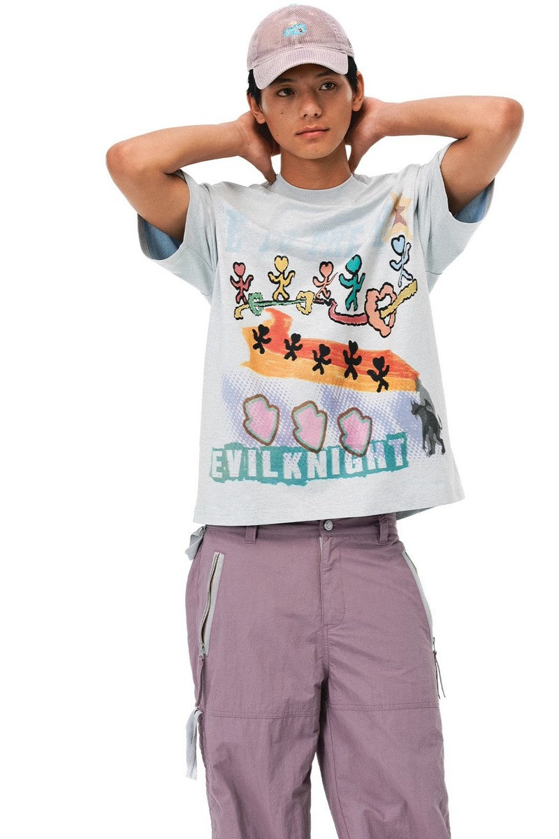 Colorful Graffiti Graphic Tee