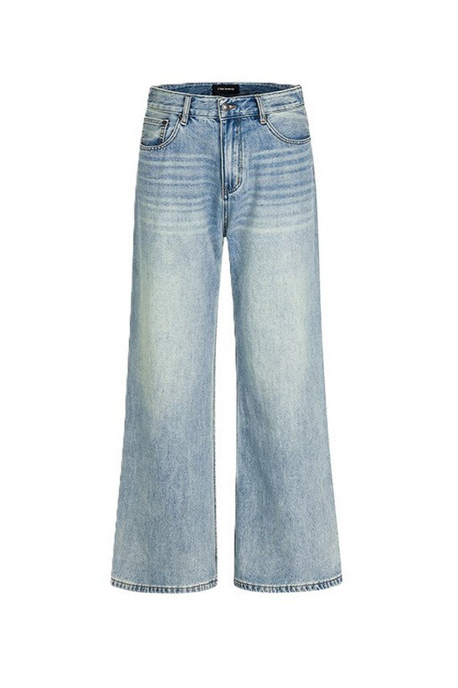 Washed Blue Cleanfit Jeans