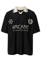 Contrast Panel Jersey Polo