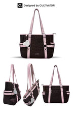 Leopard Basket Tote Bag