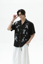 Tencel Phantom Print Short Sleeve Shirt