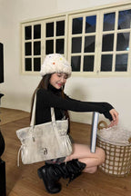 Washed Patchwork Tote Bag