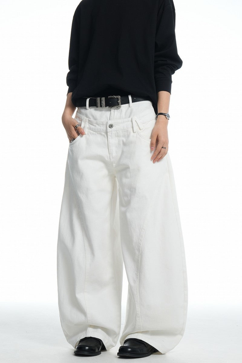 Double Waist Blade Jeans