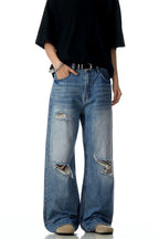 Washed Blue Vintage Jeans
