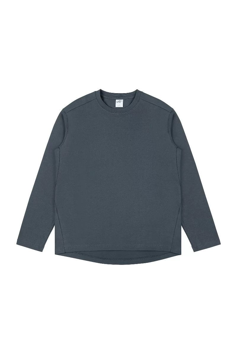 Structured Cotton Long Sleeve Tee - EU Only