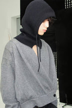Drawstring Fleece Balaclava Hat