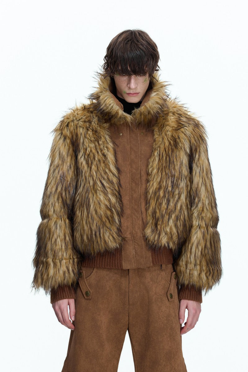 Vintage Suede Fur Reversible Jacket