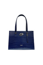 Crocodile Pattern Logo Tote Bag