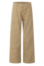 Minimalist Workwear Straight Pants