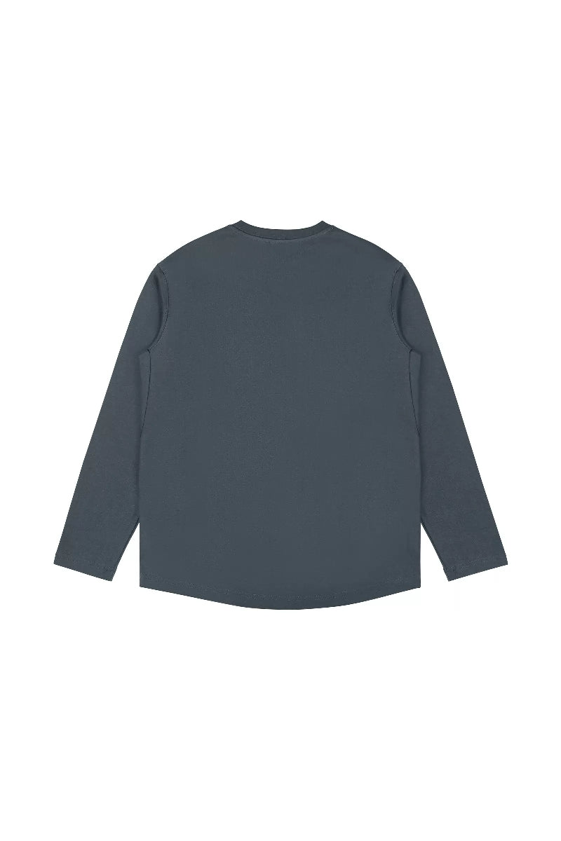 Structured Cotton Long Sleeve Tee - EU Only