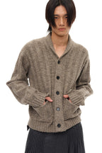 Ribbed Shawl Cardigan