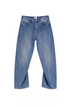 Washed Blade Cut Jeans