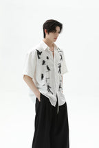 Tencel Phantom Print Short Sleeve Shirt